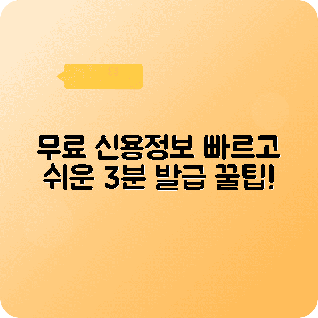 개인신용정보서 무료발급 방법 필요서류 주의사항 안내